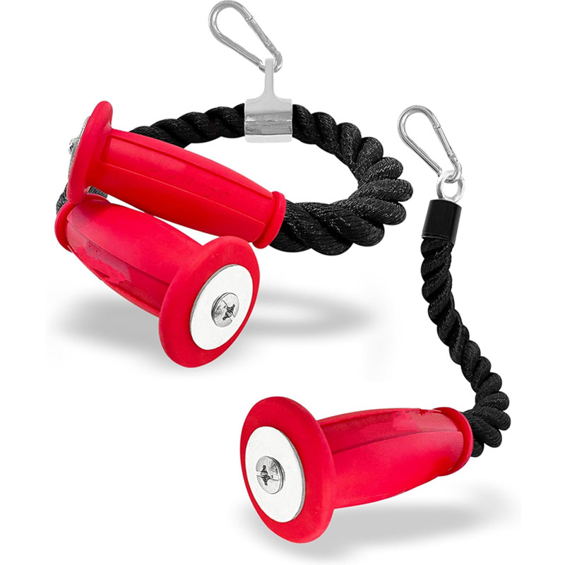 Sports Equipment Nearby - Ergonomic Tricep Ropes Non-Slip Cable Attachment