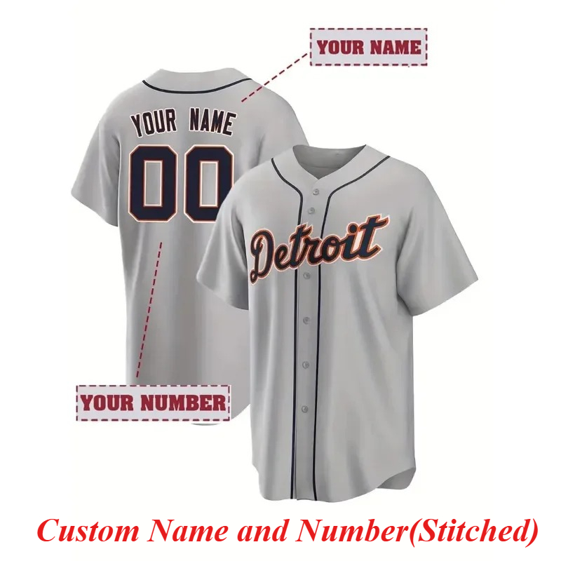 Sports Equipment Jersey - Customized Name And Number Men's Embroidery
