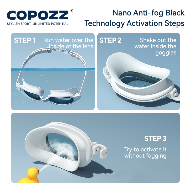 COPOZZ Myopia Swimming Goggles - огляд і ціна Swimming Goggles Anti Fog