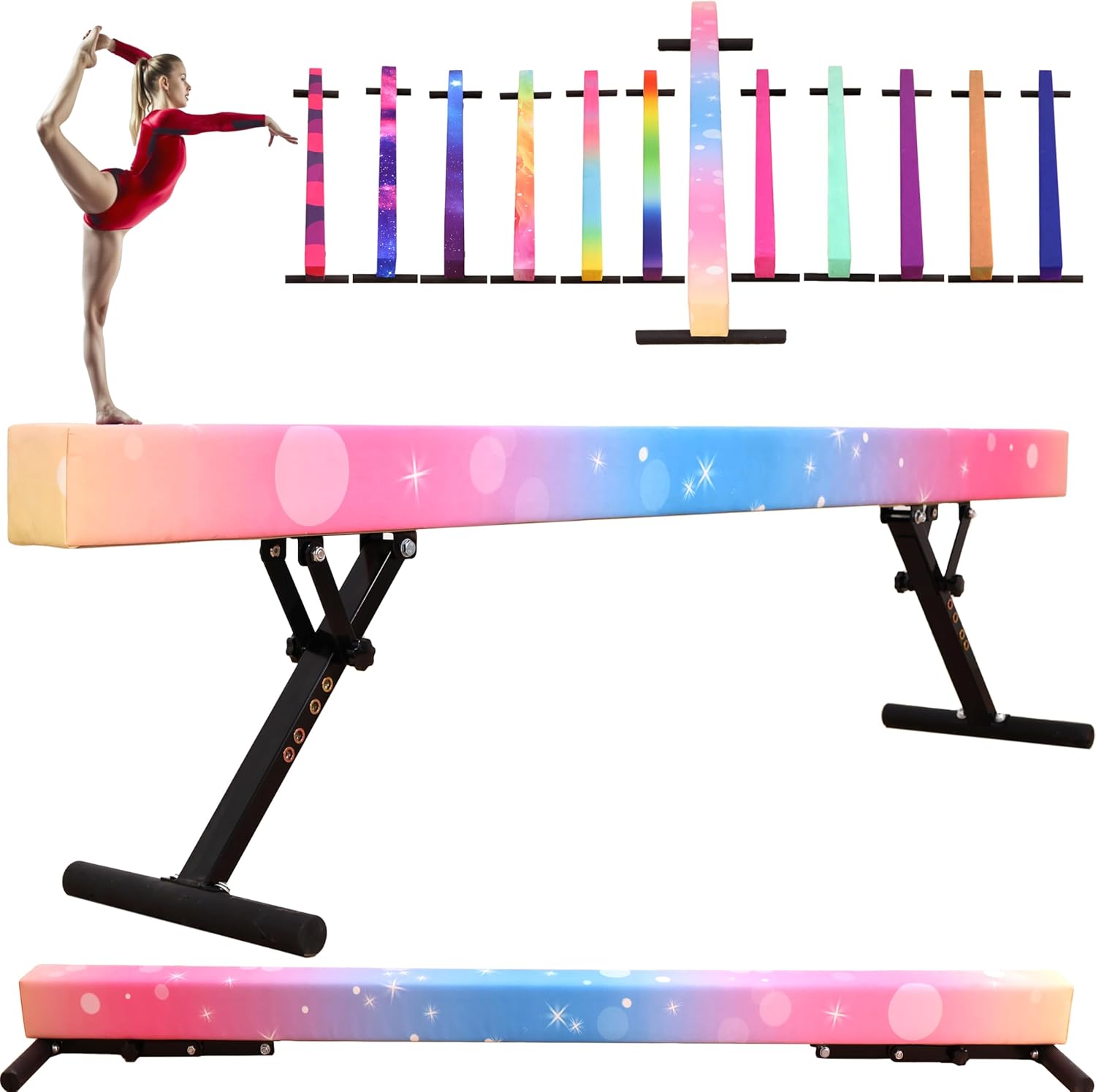 8 Ft Gymnastic Slant Board Adj - огляд і ціна Gymnastics Beam Floor