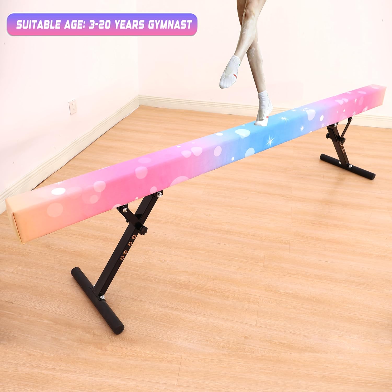 8 Ft Gymnastic Slant Board Adj - огляд і ціна Gymnastics Beam Floor