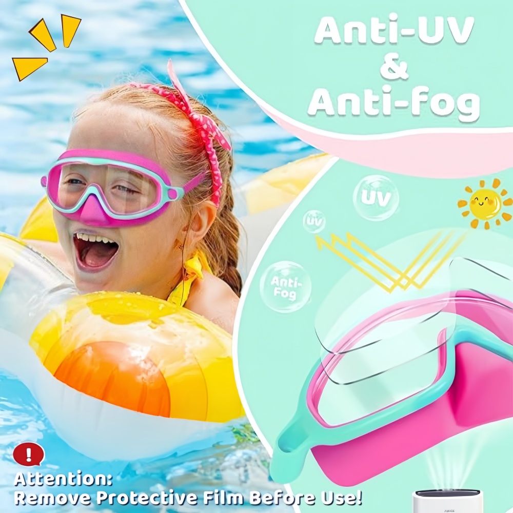 Kids Swim Goggles with Nose Co - огляд і ціна Swimming Goggles Anti Fog