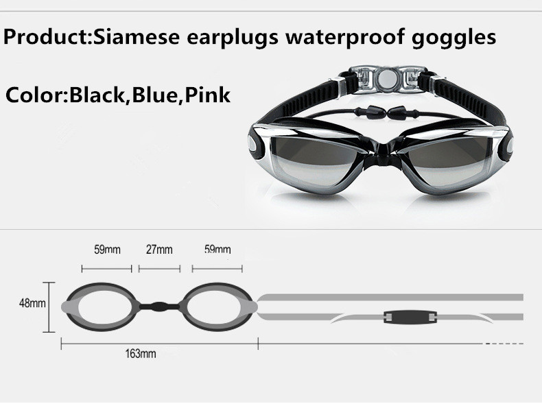Swimming Goggles Adult Pool Gl - огляд і ціна Swimming Goggles Anti Fog