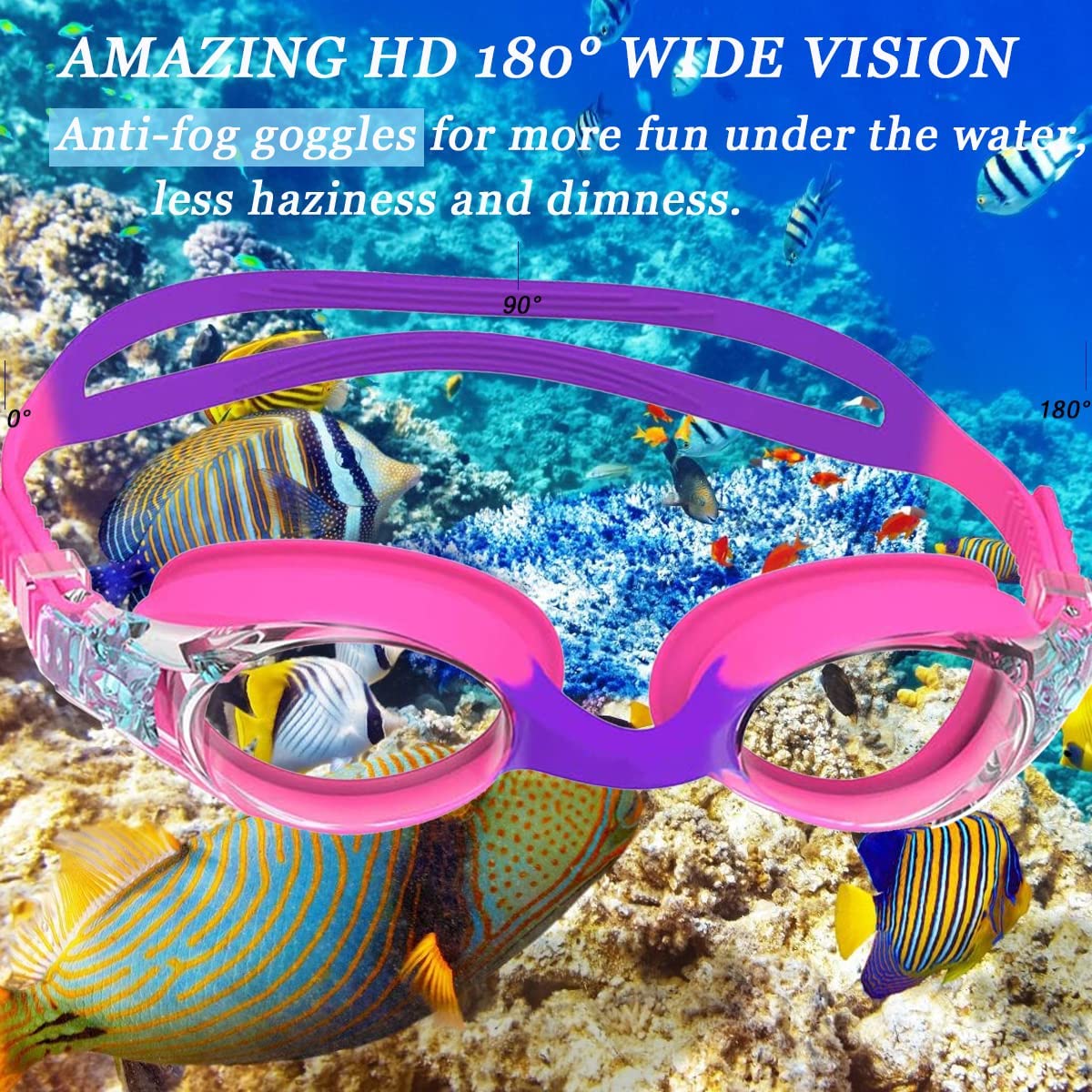 Swimming Goggles For Kids Yout - огляд і ціна Swimming Goggles Anti Fog