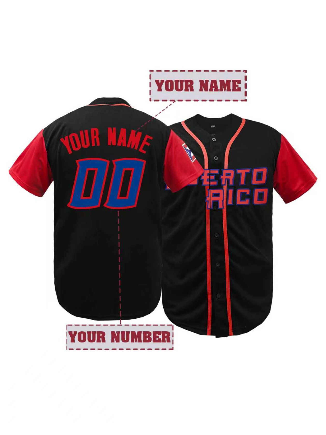 Men's Personalized Name And Nu - огляд і ціна Sports Equipment Jersey